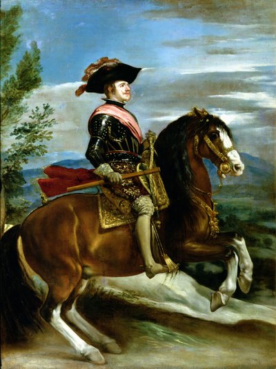 Portrait équestre du roi Philippe IV d